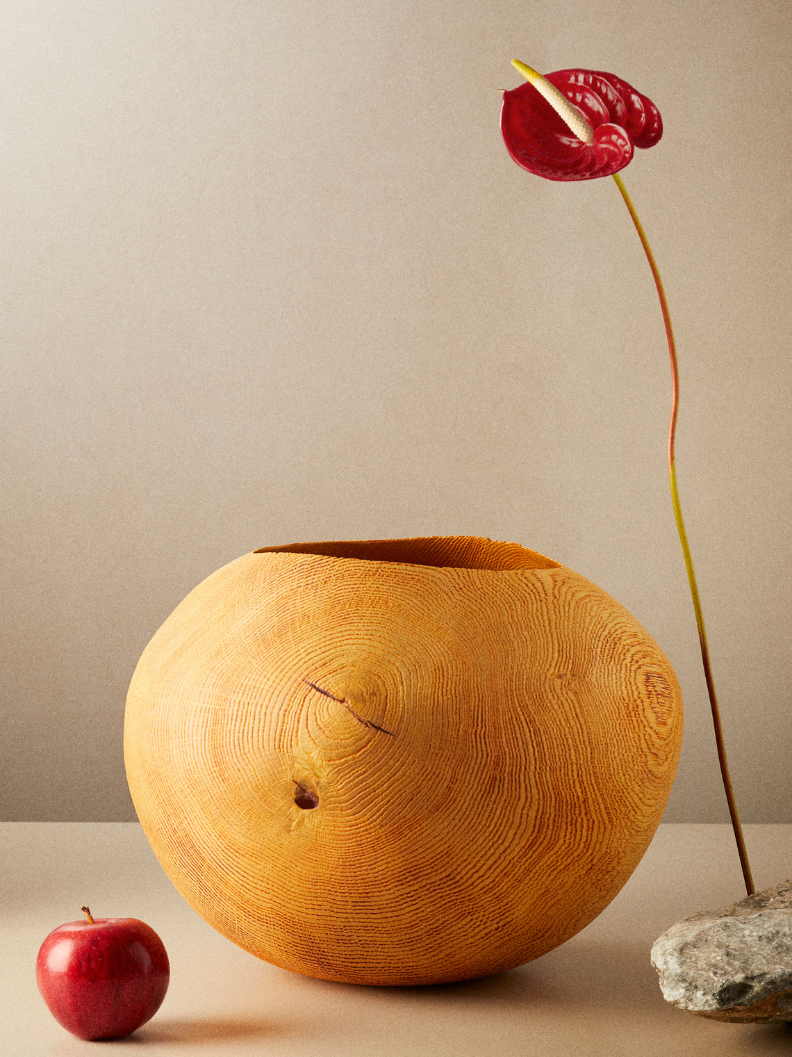 Friedemann Buehler - Red Oak Bowl - Red - ABASK