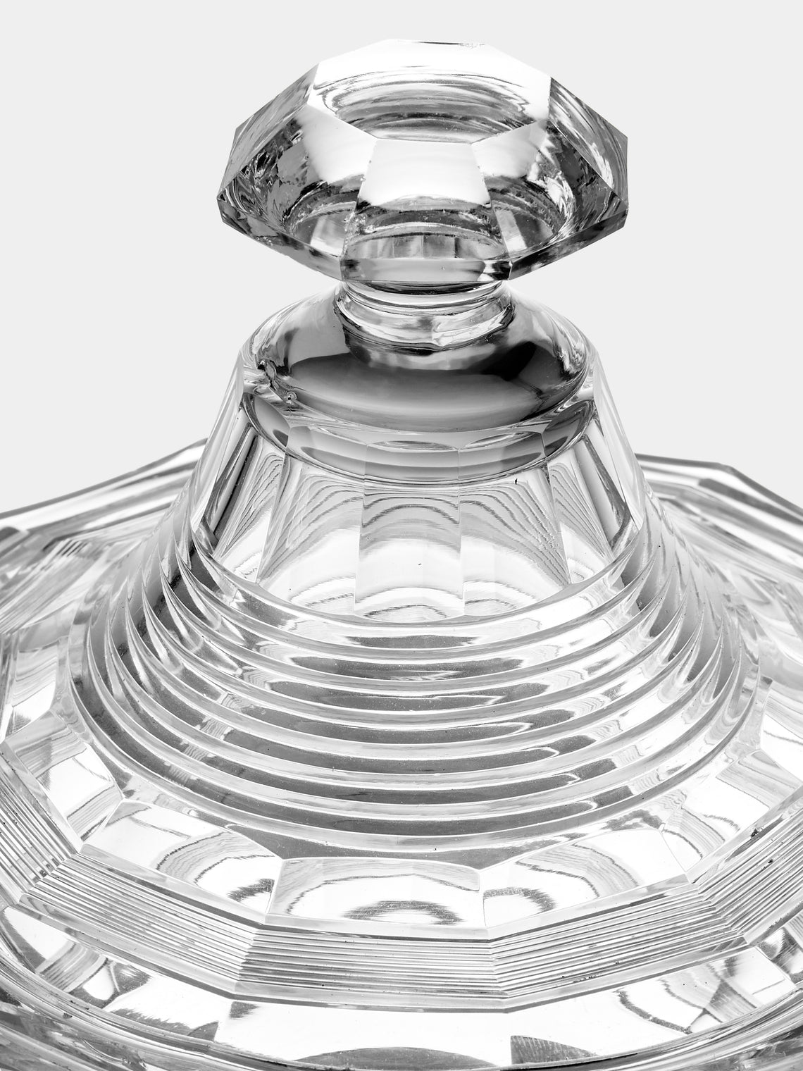 Antique and Vintage - 1950s Crystal Candy Dish - Clear - ABASK