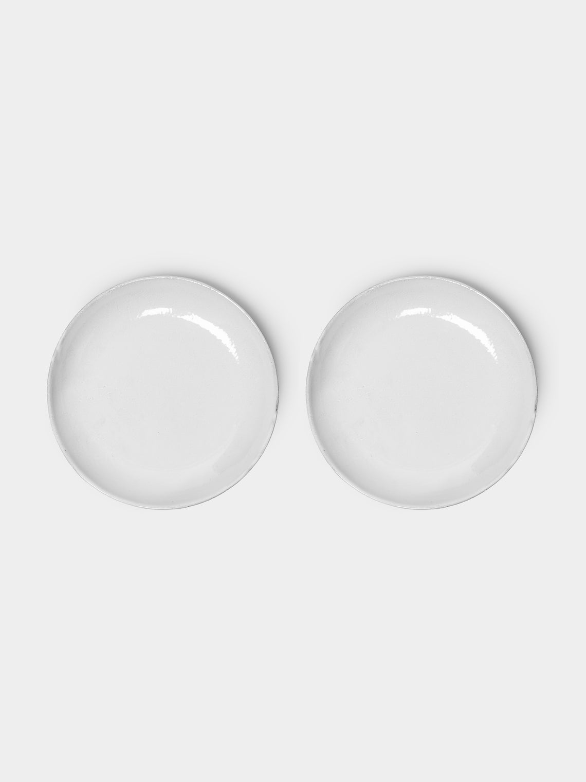 Astier de Villatte - Rien Hand-Glazed Ceramic Deep Plate (Set of 2) - White - ABASK