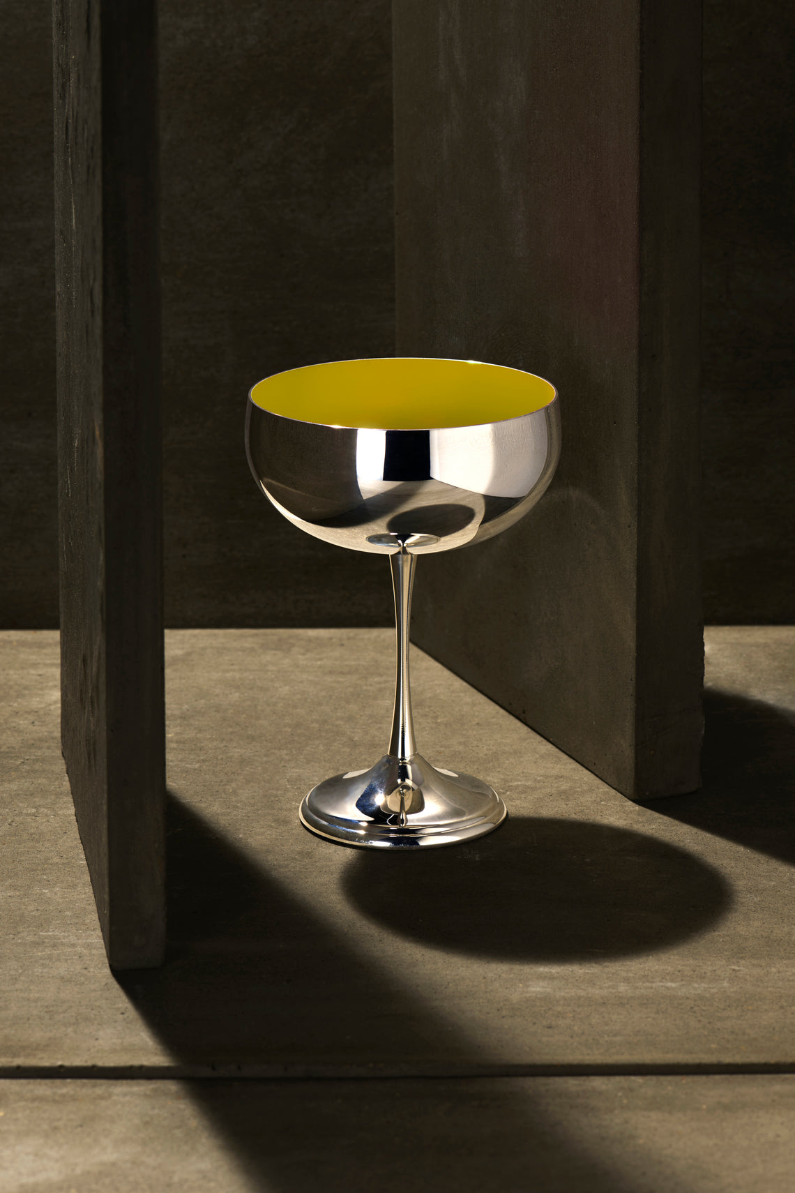 Jarosinski & Vaugoin - Silver-Plated and Burnt Lacquer Champagne Coupe - Silver - ABASK