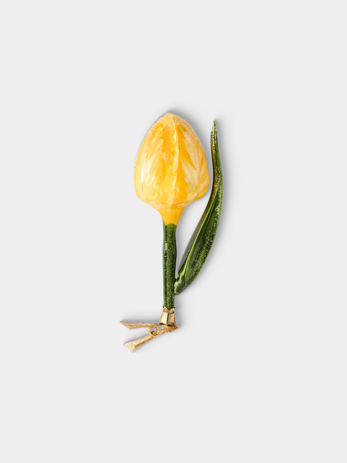 ABASK Decorations - Tulip Garden Hand-Blown Glass Clip-On Tree Decorations (Set of 6) - Multiple - ABASK