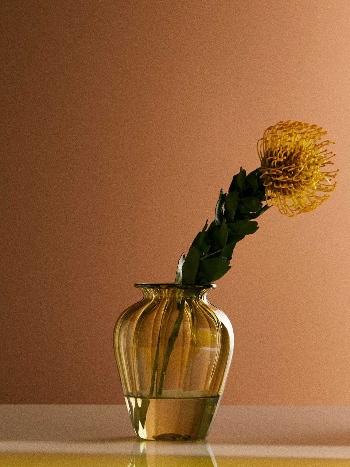 Antique and Vintage - 1920s Cappellini Glass Vase - Yellow - ABASK