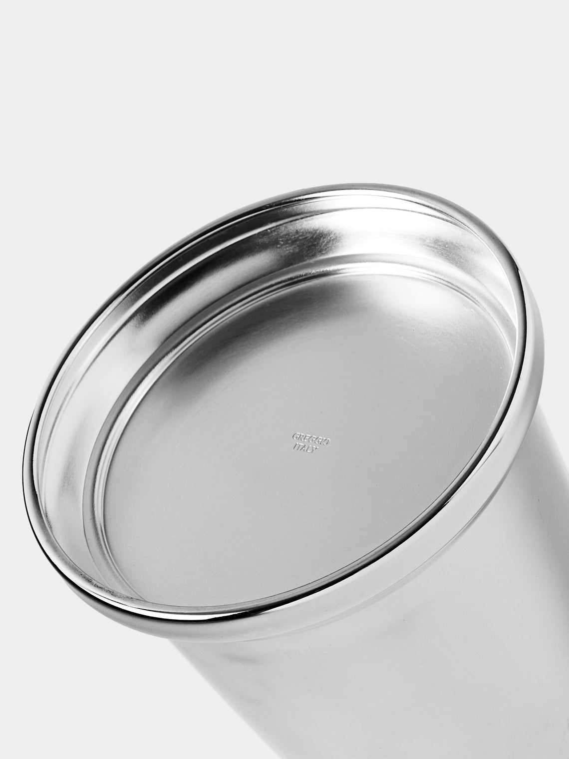 Greggio - English Silver-Plated Pen Pot - Silver - ABASK