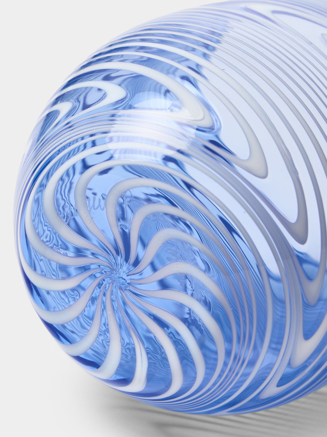 Cosima Swayze - Wave Hand-Blown Murano Glass Tumbler - Blue - ABASK