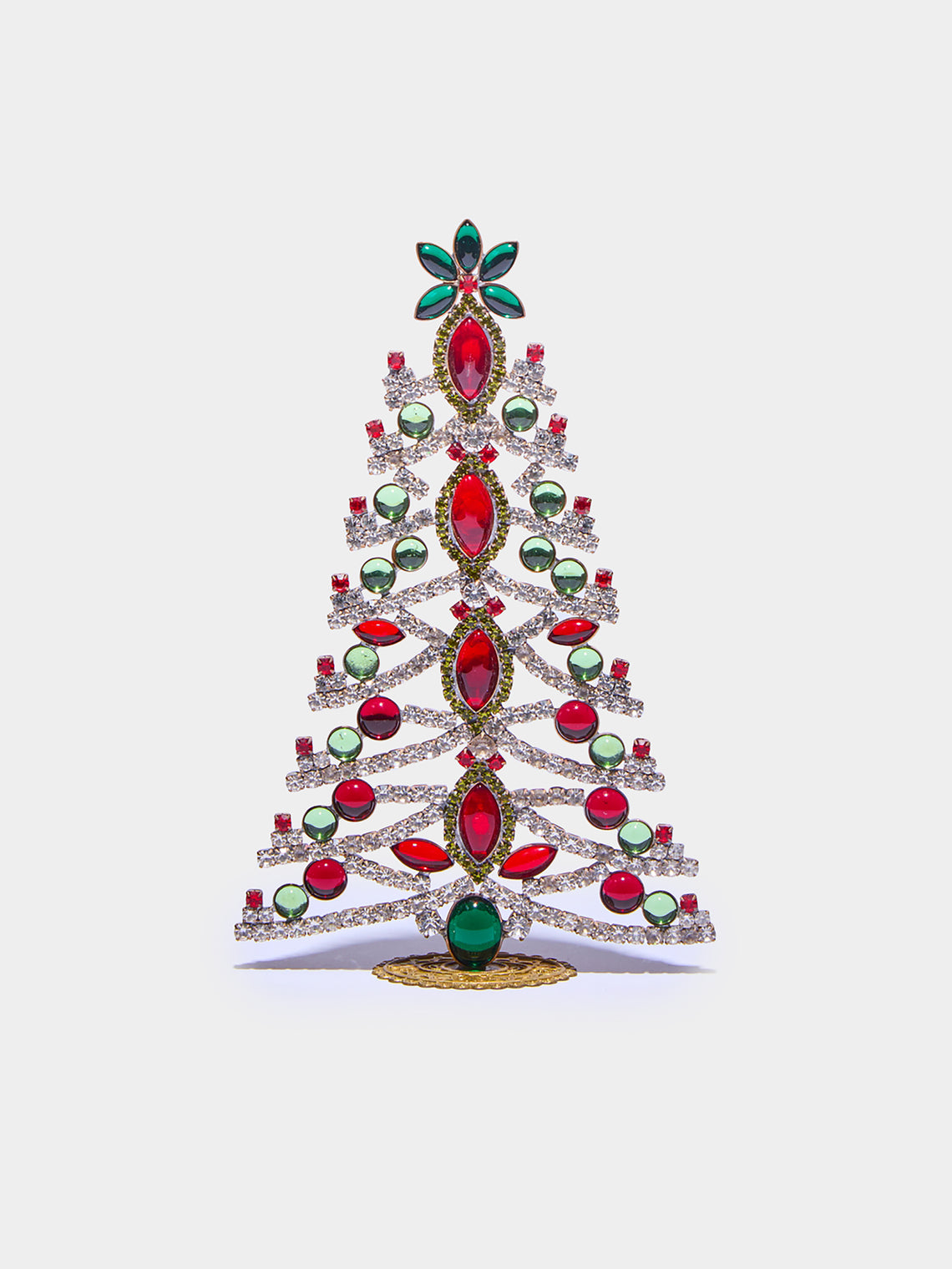 Antique and Vintage - 1930s Czech Jewelled Small Christmas Tree -  - ABASK - 