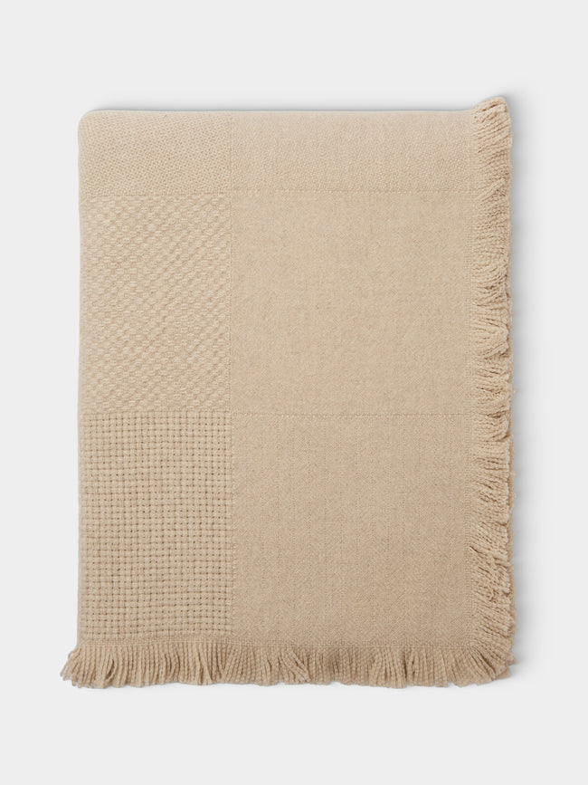 Alonpi - Bella Cashmere Blanket (71in/1.8m) - Beige - ABASK - 