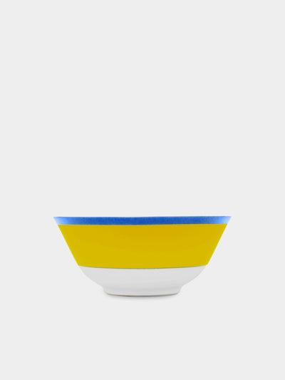 Robert Haviland & C. Parlon - Monet Porcelain Cereal Bowls – 6.5in/16.5cm (Set of 2) - Yellow - ABASK- 