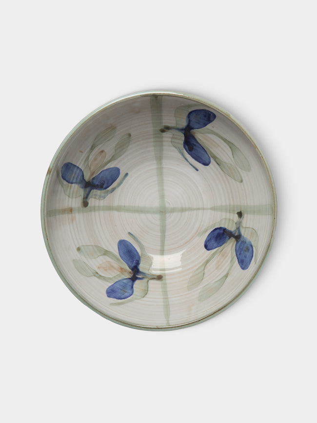 Antique and Vintage - Mid-Century Ceramic Salad Bowl - White - ABASK