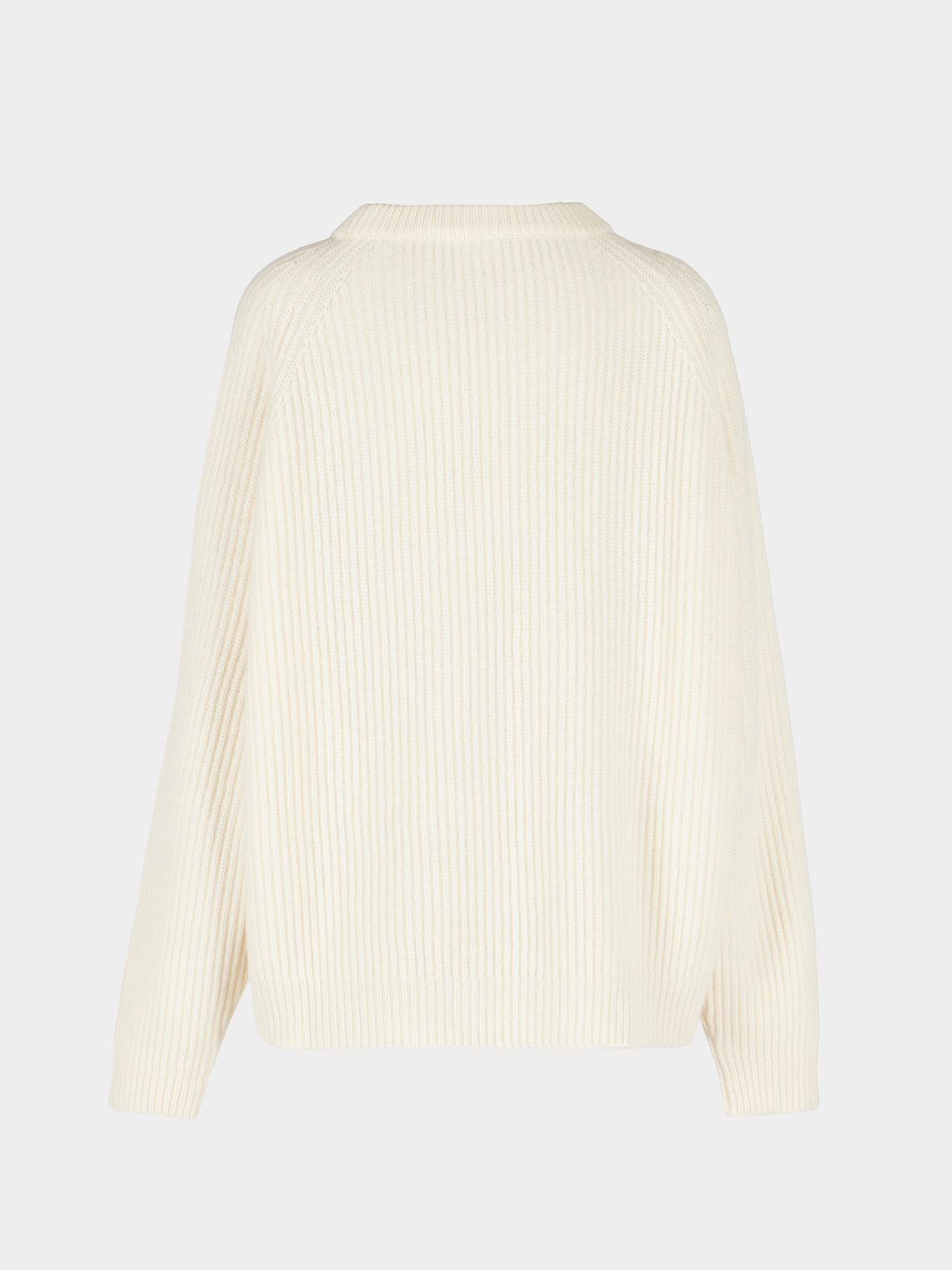 Dusan - Cashmere Crew-Neck Sweater | One Size - Ivory - ABASK