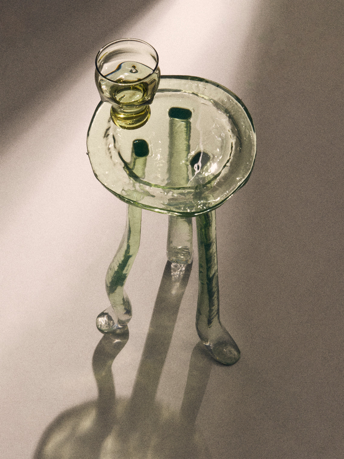 Szymon Keller - Lung Resin Martini Table (19.5in/50cm) - Green - ABASK
