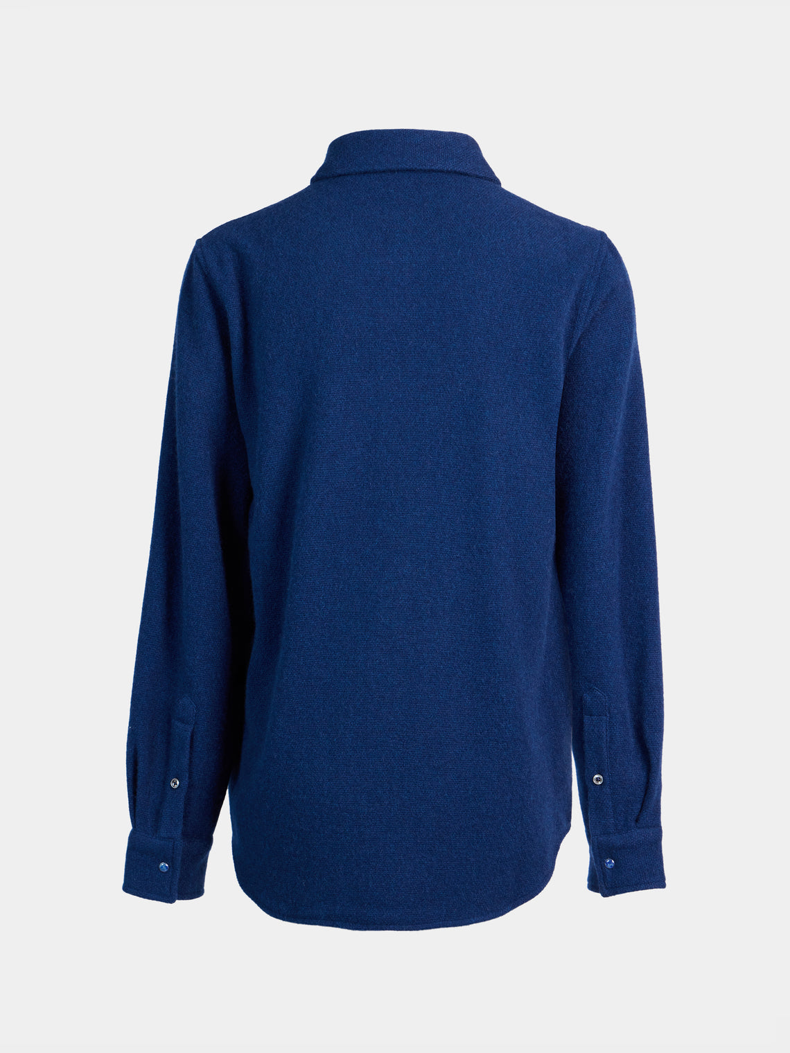 God's True Cashmere - Cashmere Shirt | Size: M - Navy - ABASK
