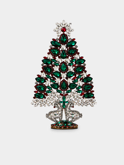 ABASK Decorations - Jewel Sprigs Czech Crystal Tree - Green - ABASK - 