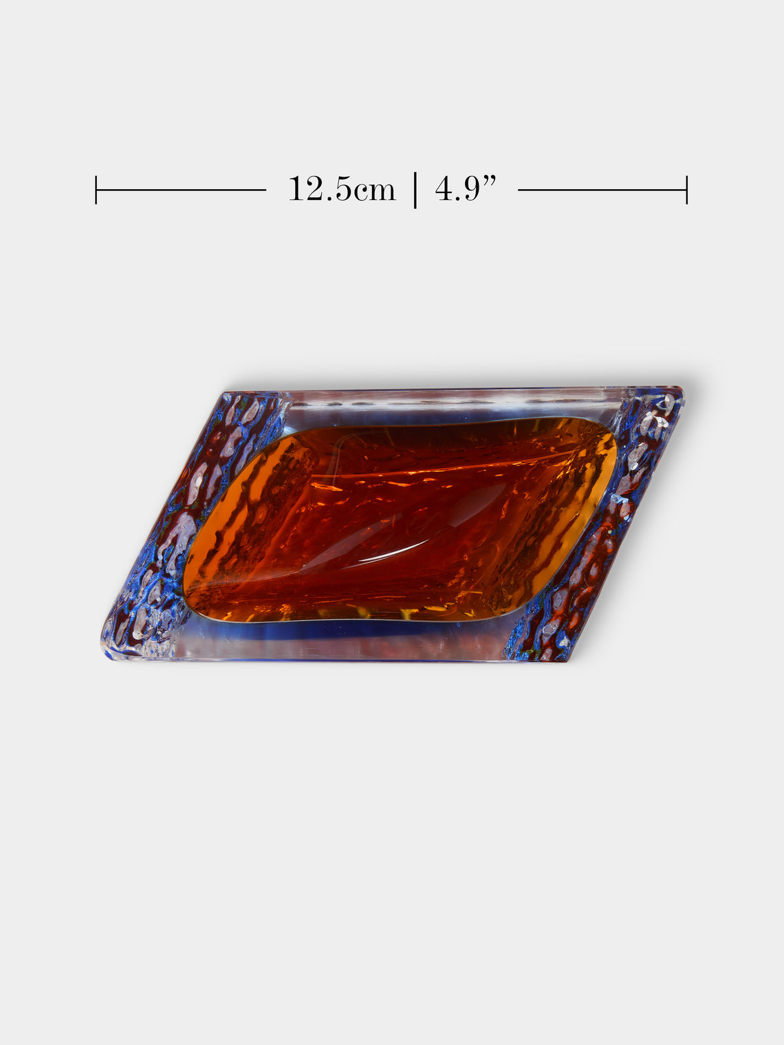 Antique and Vintage - 1970s Seguso Murano Glass Ashtray - Blue - ABASK