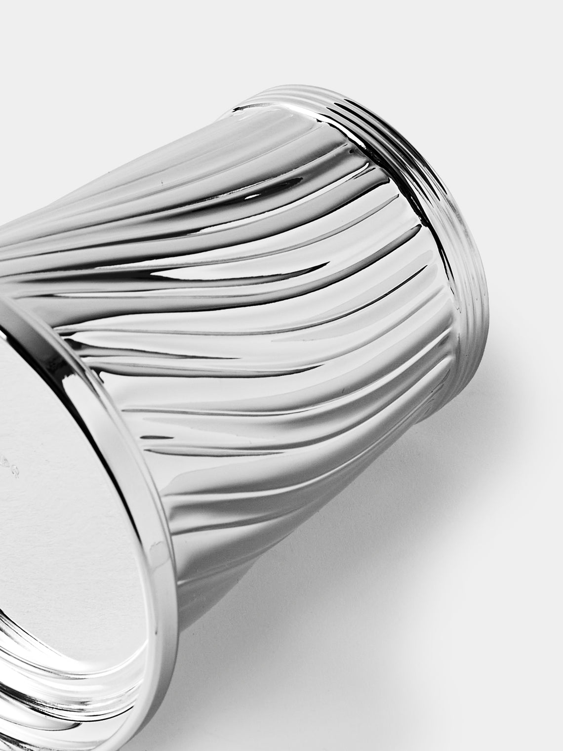 Greggio - Twisted Silver-Plated Pen Pot - Silver - ABASK