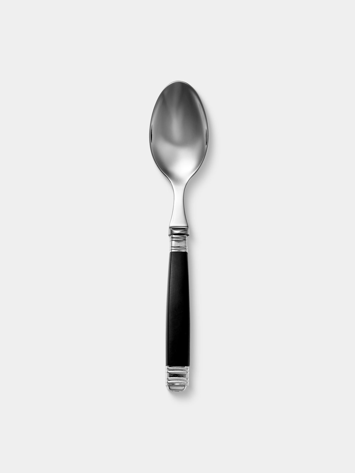 Alain Saint-Joanis - | Set of 4 Pieces | Empire Resin Dinner Cutlery - Black - ABASK