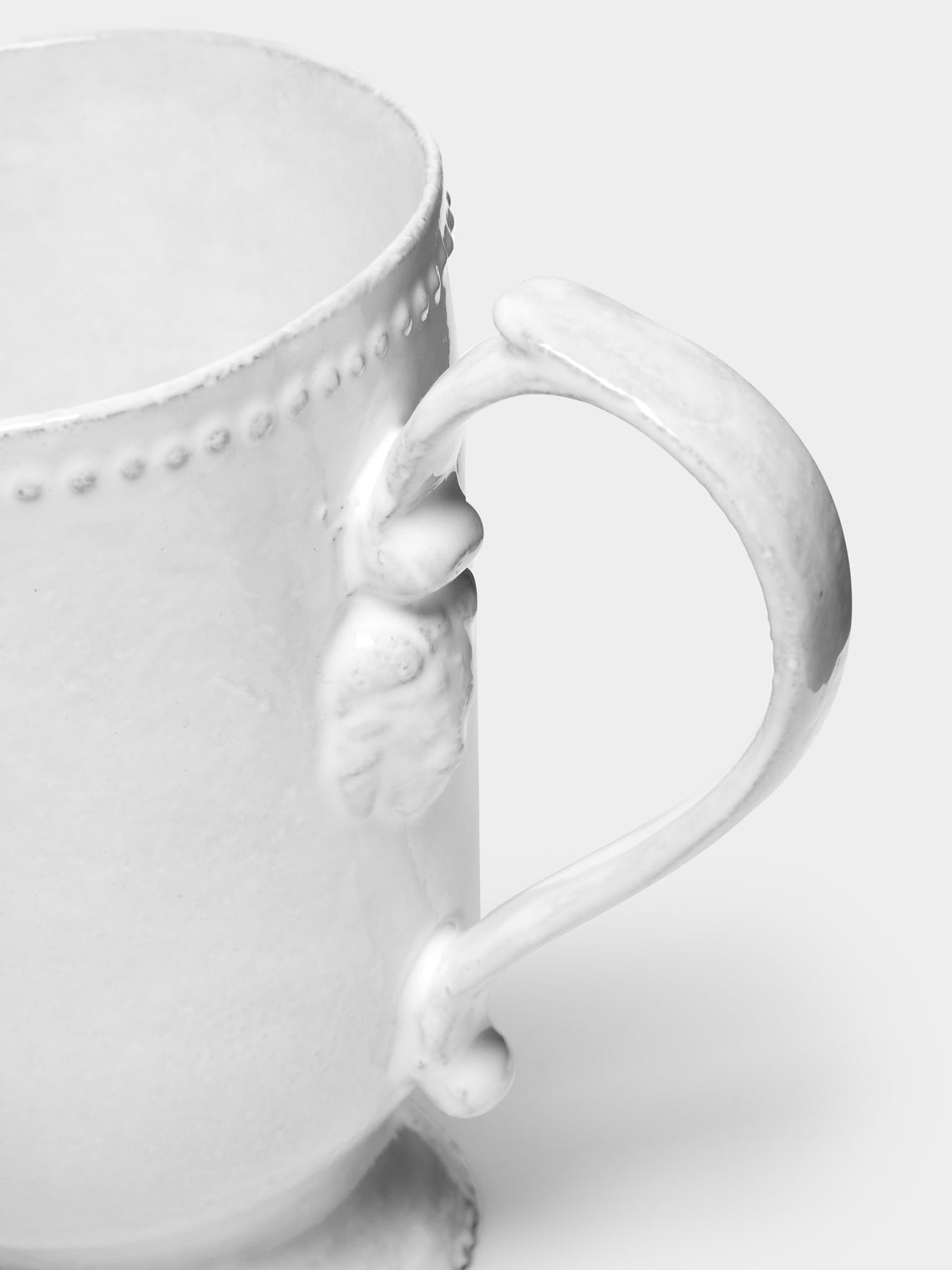 Astier de Villatte - Alexandre Hand-Glazed Ceramic Mug (Set of 2) - White - ABASK