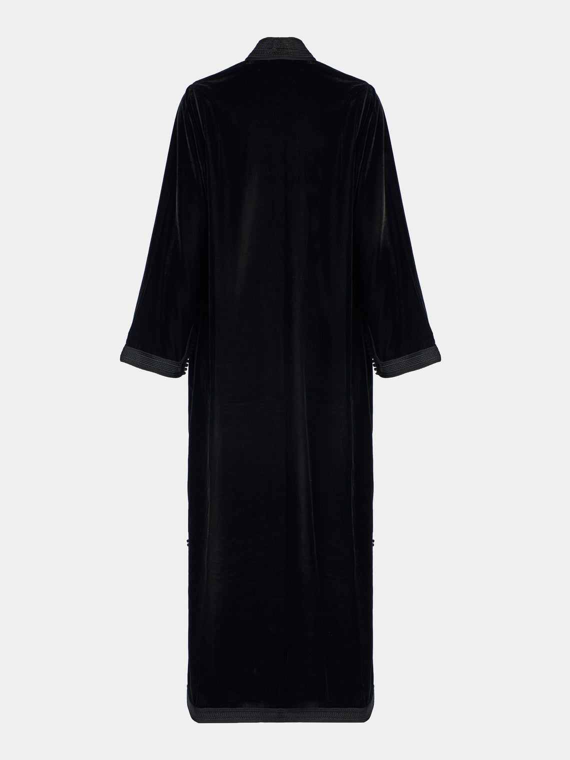 Muzungu Sisters - Alia Hand-Embroidered Velvet Dress - Black - ABASK