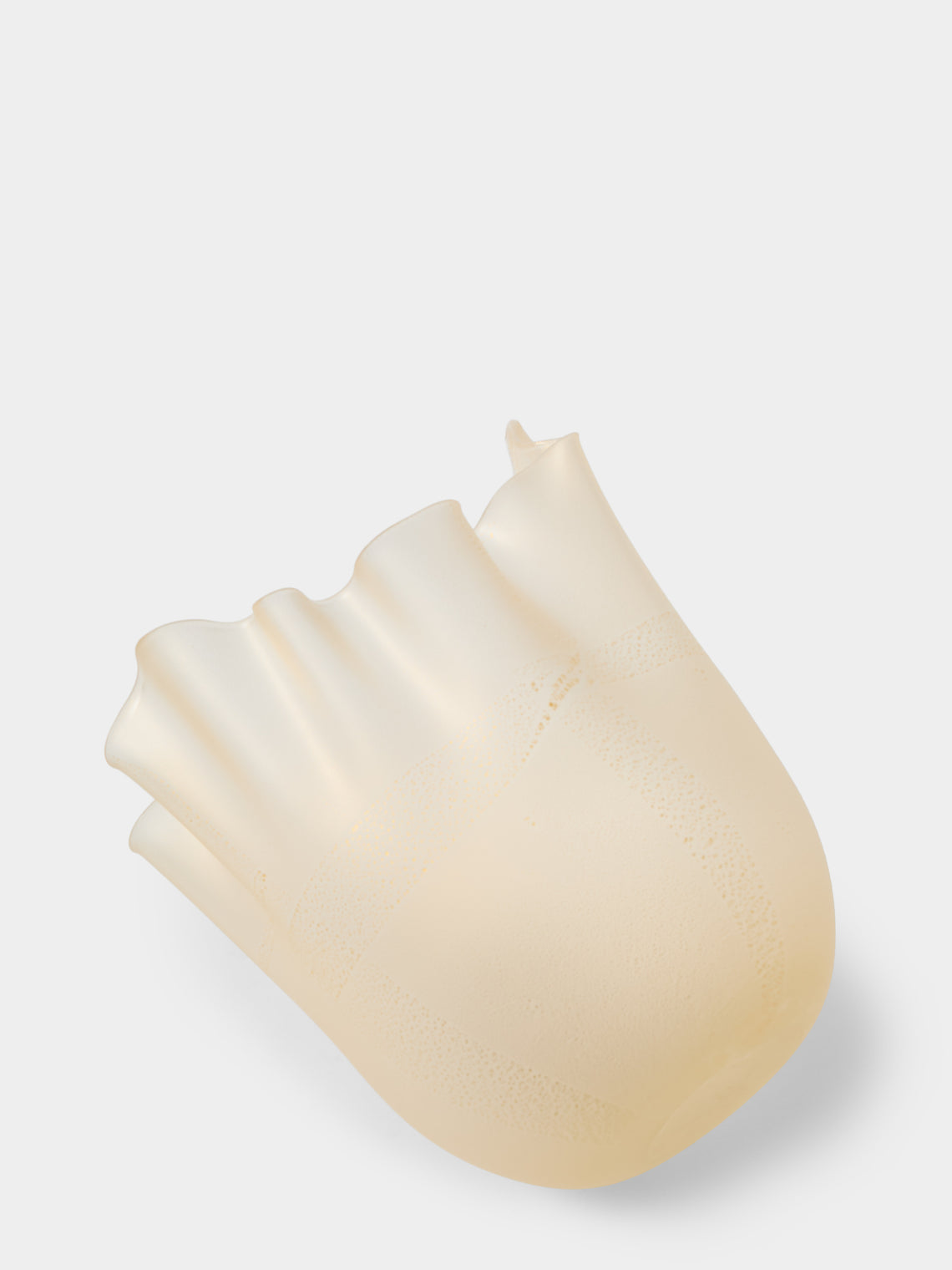 Venini - Fazzoletto Hand-Blown Murano Glass Vase (12in/30.5cm) - Yellow - ABASK