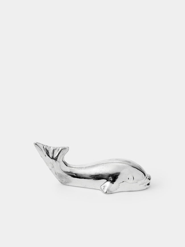 Antique and Vintage - Mid-Century Fish Silver-Plated Knife Rests (Set of 12) - Silver - ABASK - 