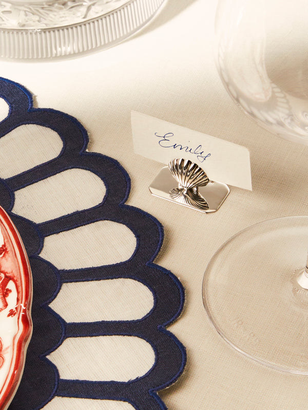 Jarosinski & Vaugoin - Shell Sterling Silver Name Card Holder - Silver - ABASK