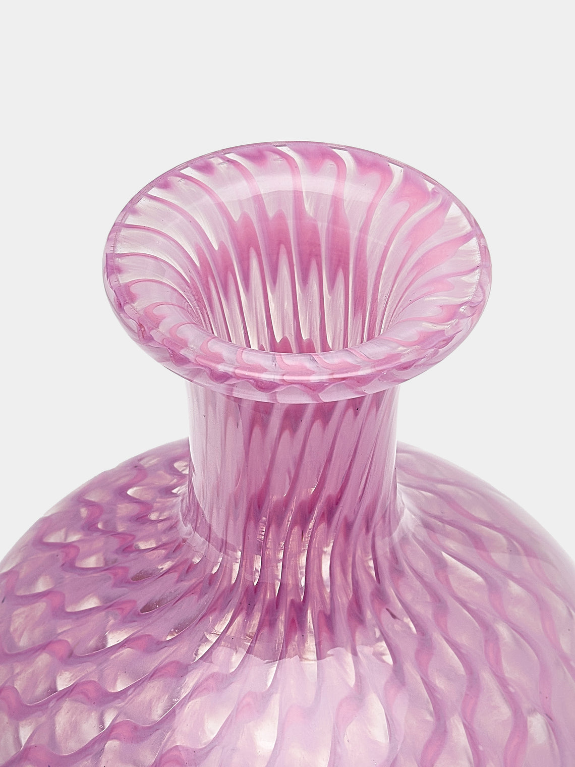 Antique and Vintage - 1950s Murano Glass Decanter - Pink - ABASK