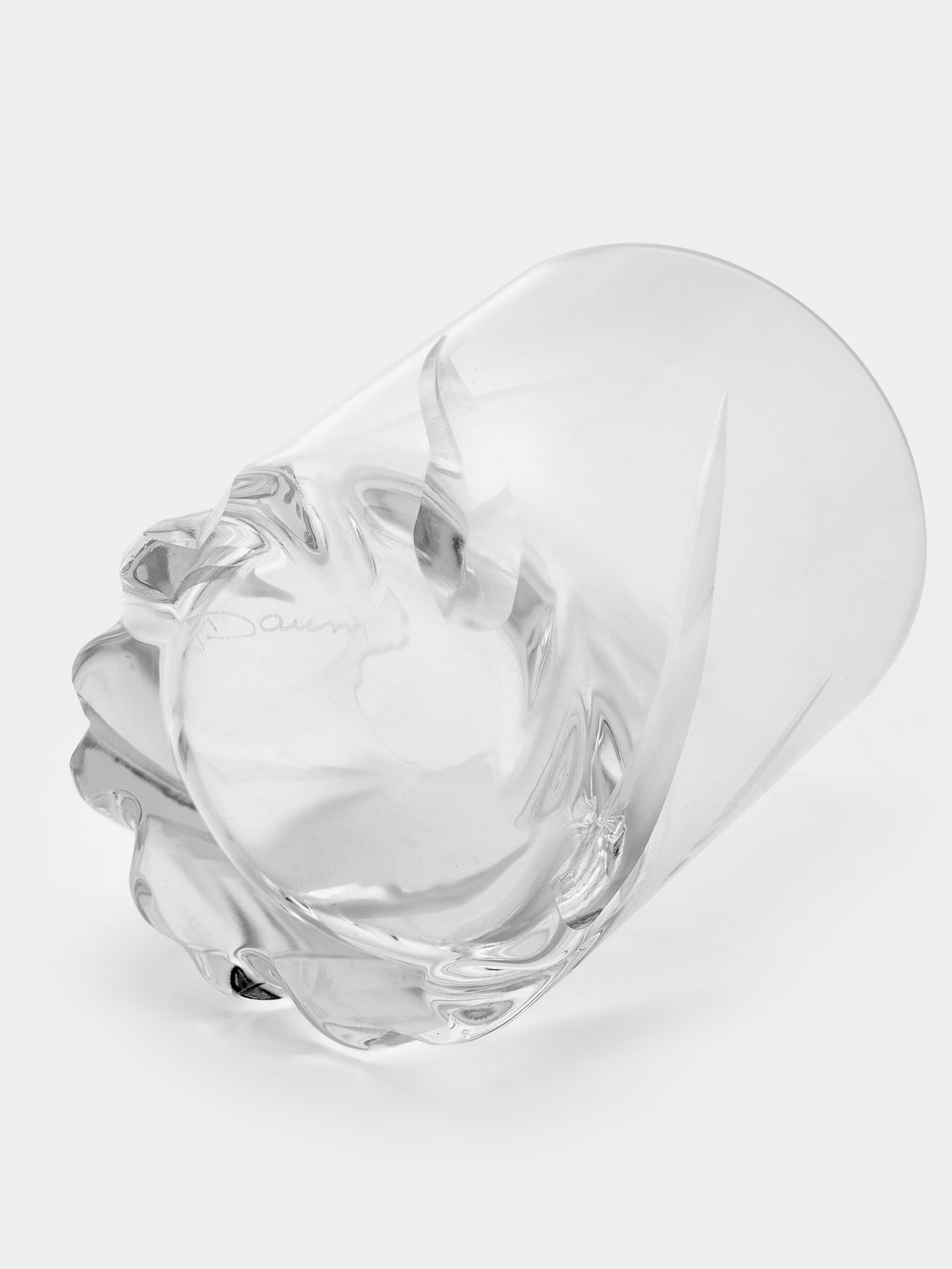 Antique and Vintage - 1950s Daum Crystal Double Old Fashioned Tumblers (Set of 10) - Clear - ABASK