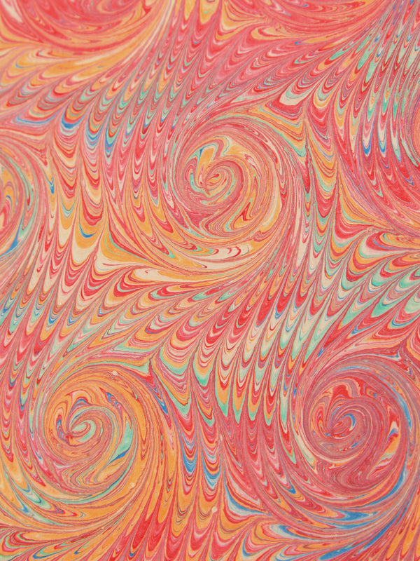 Giannini Firenze - Hand-Marbled Leather Bound Photo Album -  - ABASK