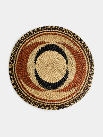 Baba Tree - Handwoven Elephant Glass Placemats (Set of 4) - Natural - ABASK - 