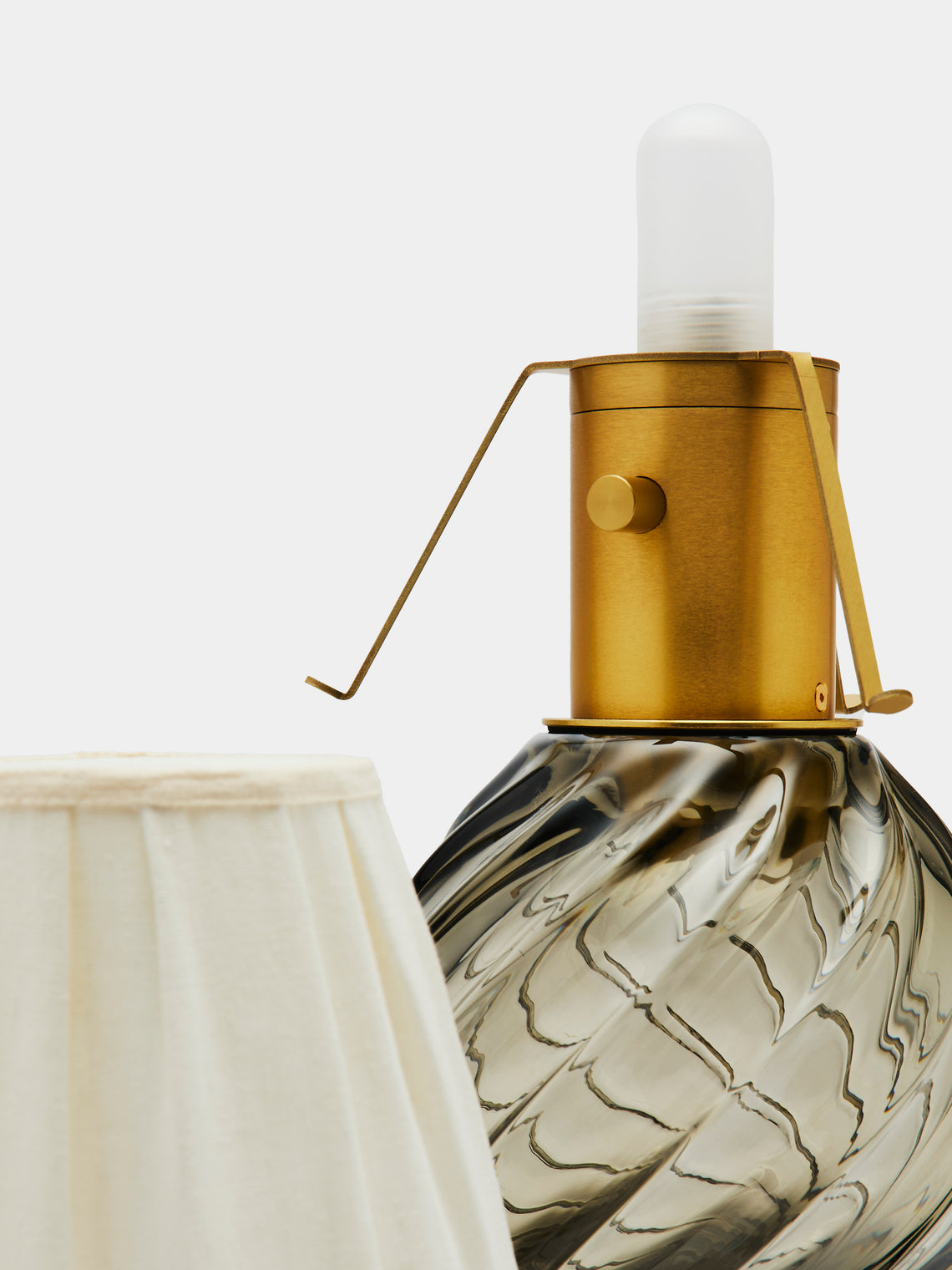 Twist Bar Hand-Blown Murano Glass Portable Lamp