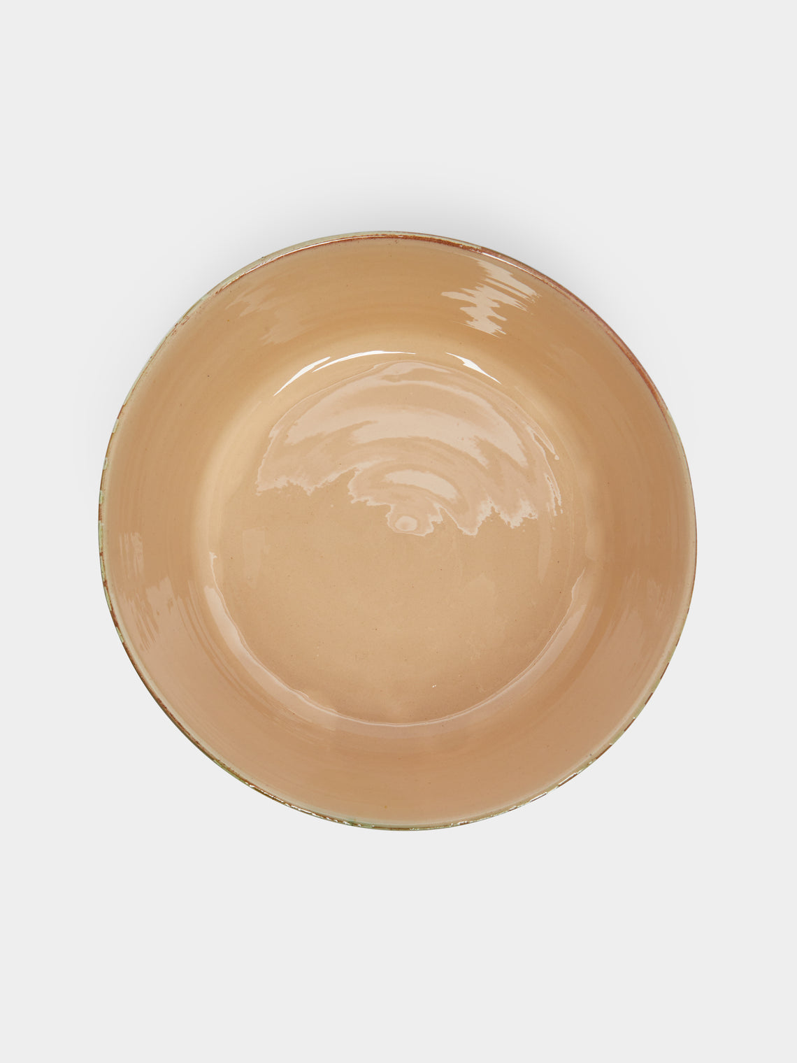 Poterie d’Évires - Flowers Hand-Painted Ceramic Handled Serving Bowl -  - ABASK