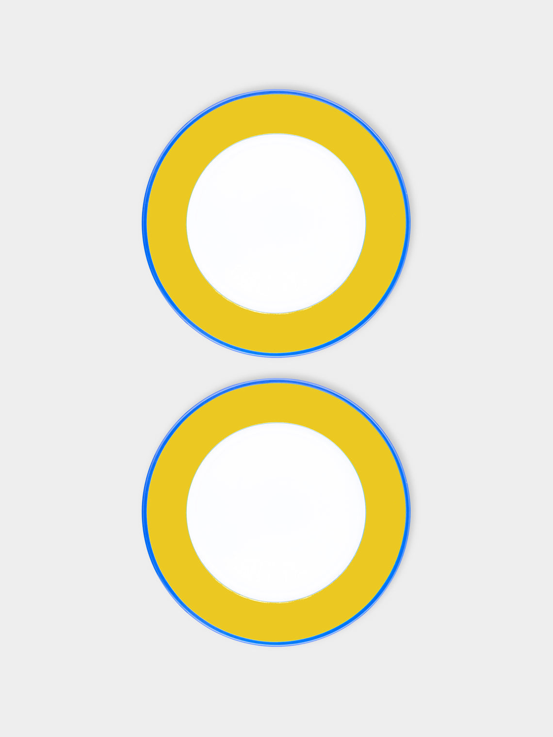 Robert Haviland & C. Parlon - Monet Porcelain Salad / Dessert Plates – 8.5in/21.5cm (Set of 2) - Yellow - ABASK