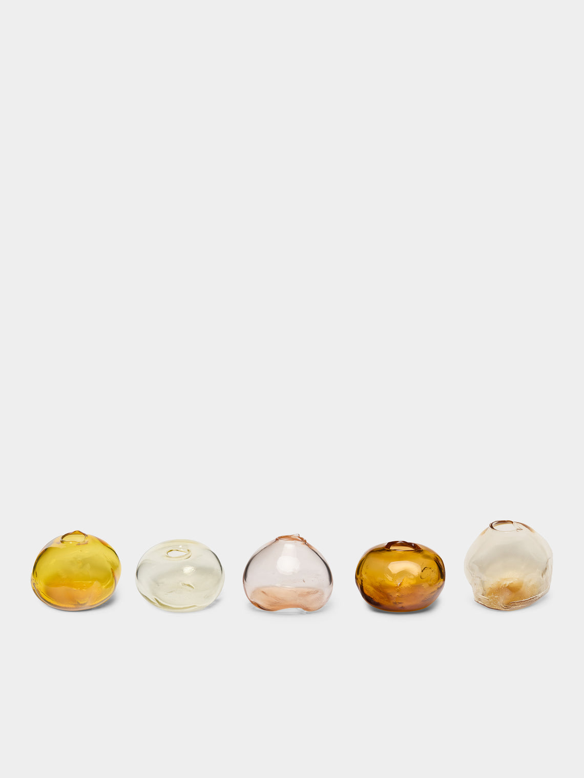 Vogel Studio - Hand-Blown Glass Bud Vase (5in/13cm) - Yellow - ABASK