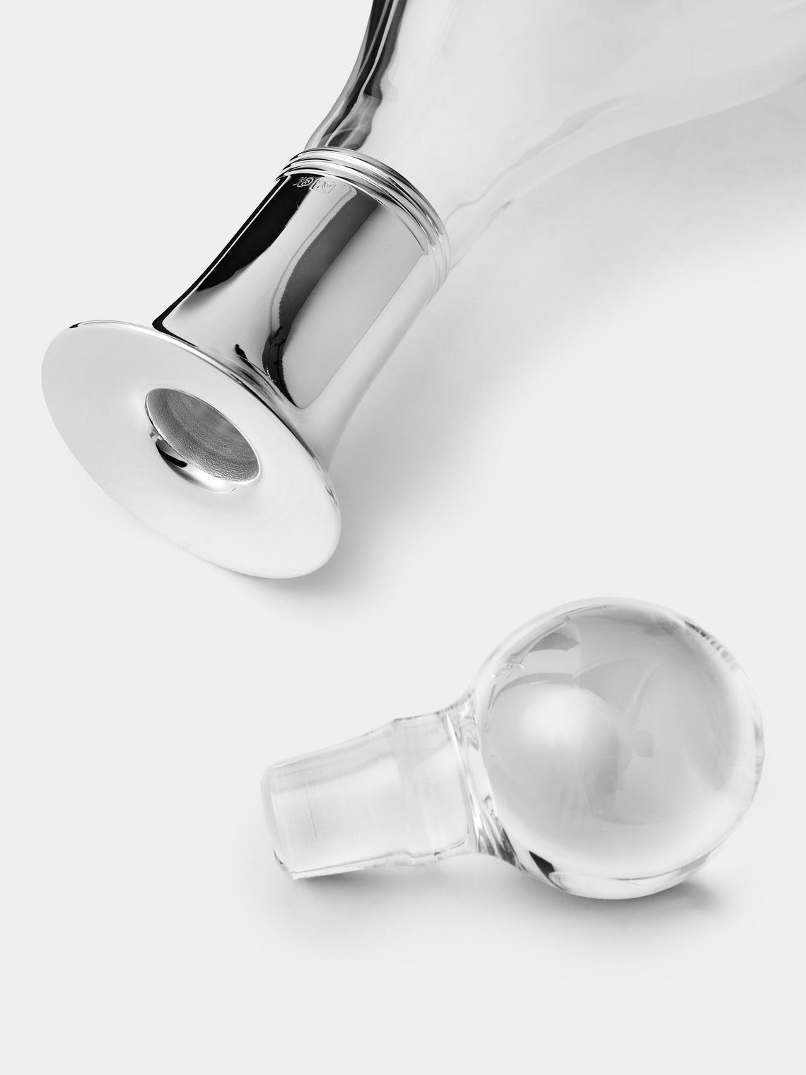 Greggio - Silver-Plated Decanter - Silver - ABASK