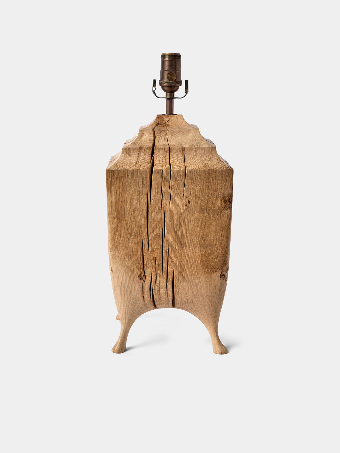 Jamie Gaunt Designs - No. 5 Natural Oak XL Table Lamp - Natural - ABASK - 