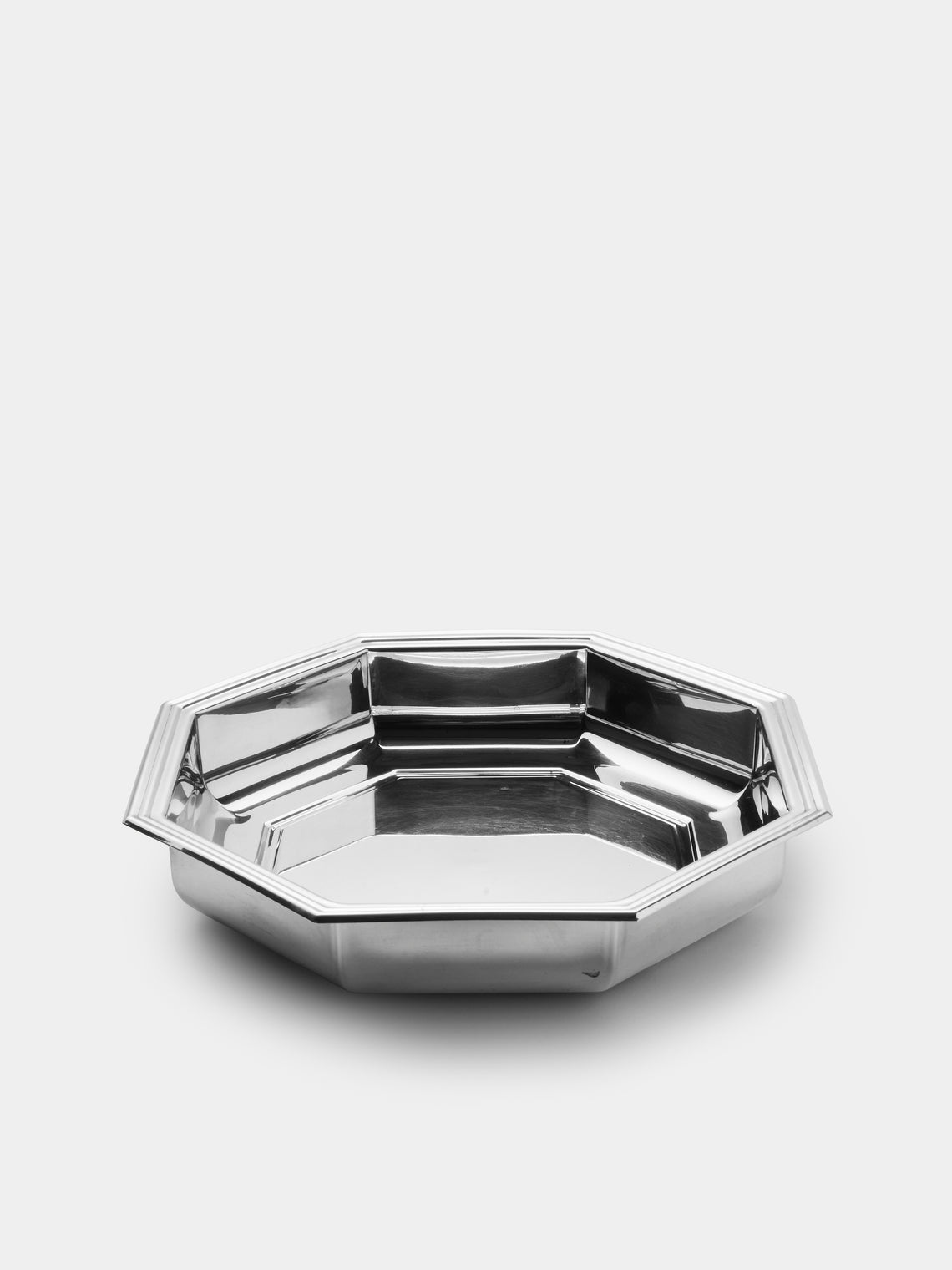 Antique and Vintage - 1910 Tiffany NY Sterling Octagonal Platter - Silver - ABASK