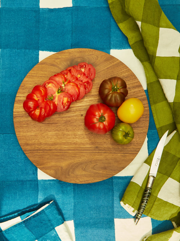 Woodworks by Ted Todd - Round Charcuterie Board in 1860s Walnut -  - ABASK