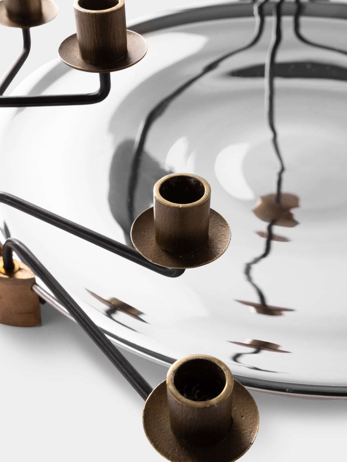 San Lorenzo - 1992 Afra and Tobia Scarpa No. 68 Pure Silver Candelabra - Silver - ABASK