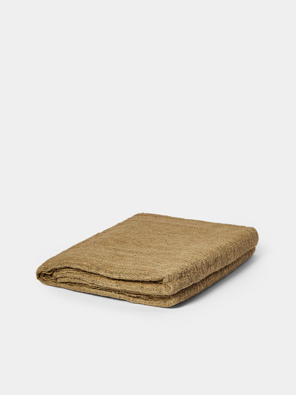 Valentina Hoyos - Hand-Dyed Cotton Throw (106in/2.7m) - Brown - ABASK