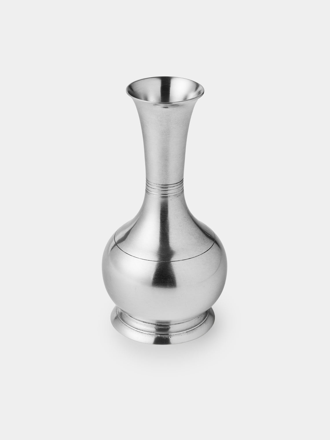 Cosi Tabellini - Pewter Bud Vase (7in/18cm) - Silver - ABASK