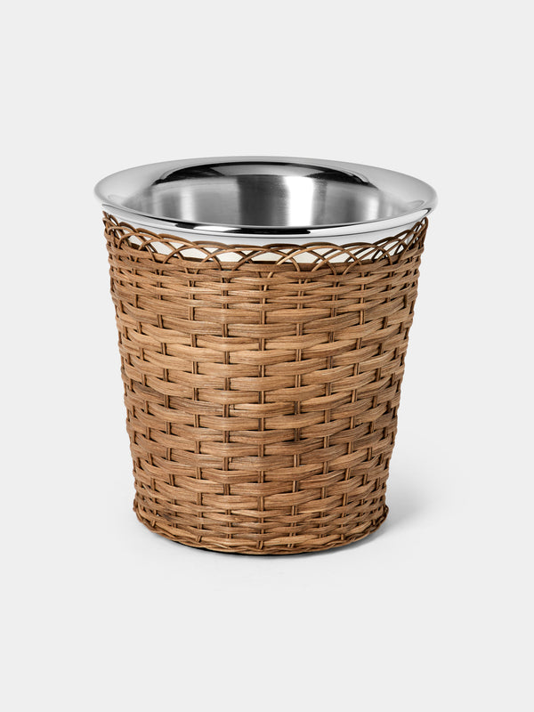 Pigment France - Menton Rattan Champagne Bucket - Brown - ABASK - 