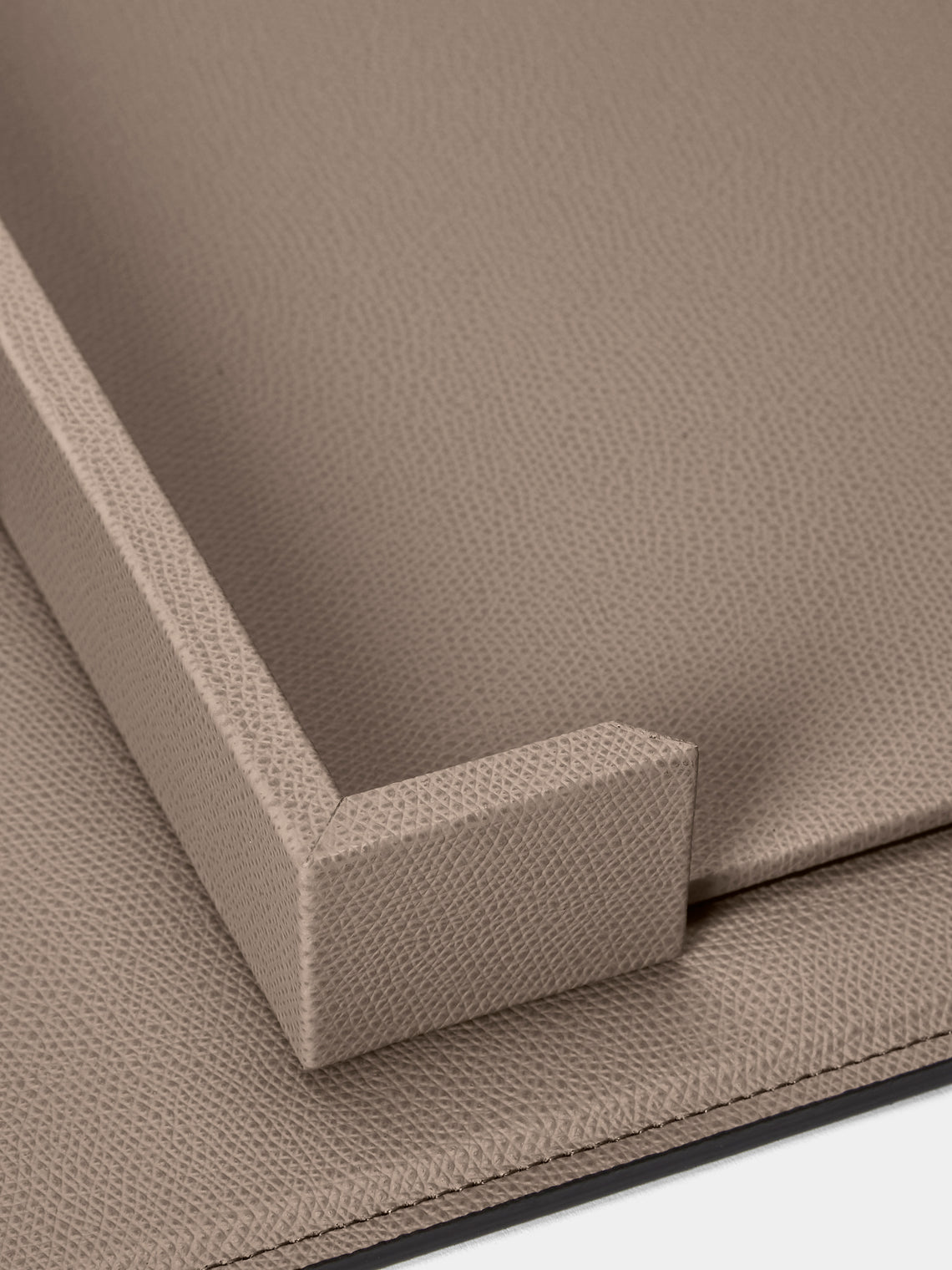 Pinetti - Florida Leather Desk Set - Taupe - ABASK