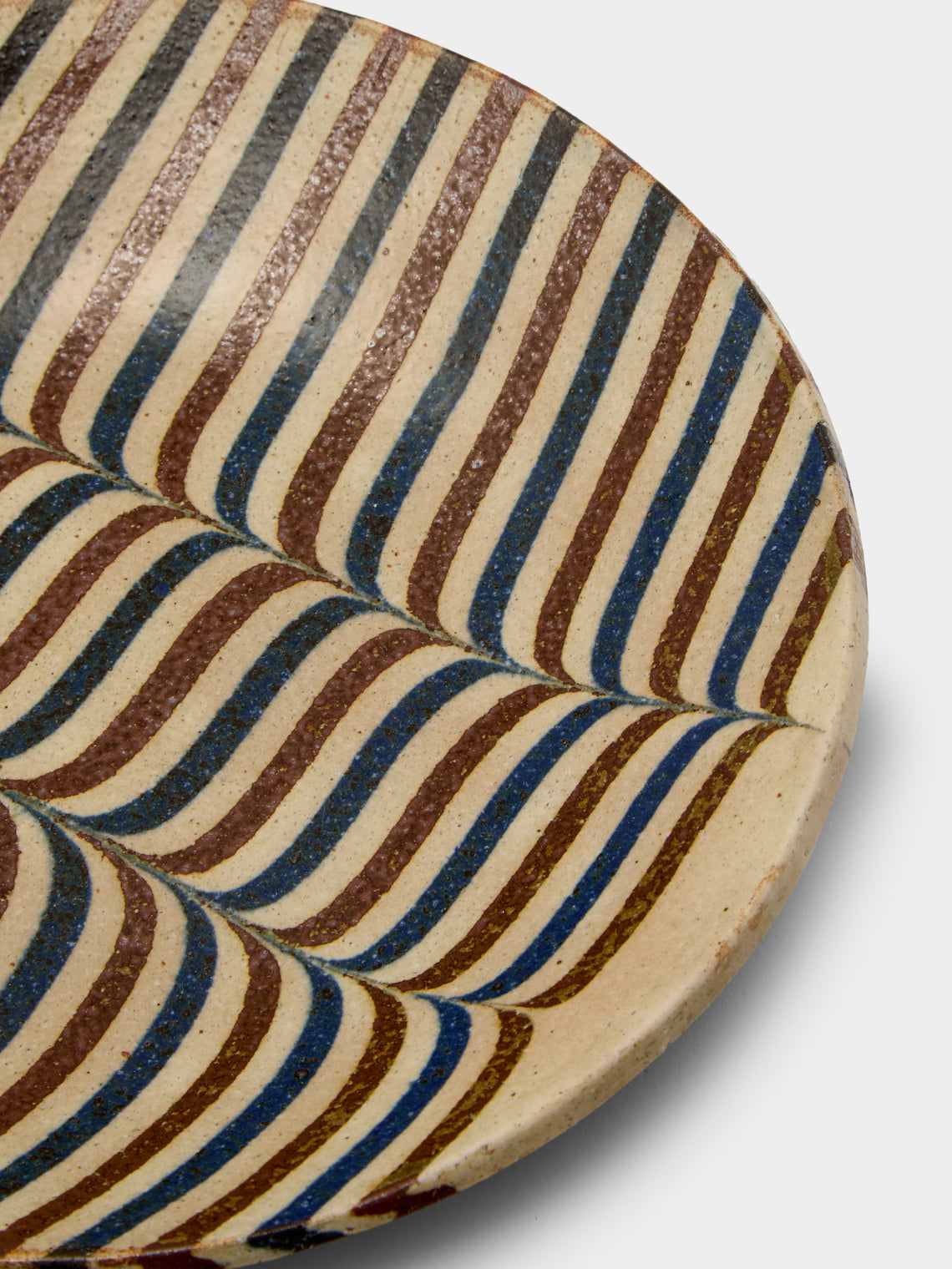 Makidani-gama - No. 3 Nerikomi Ceramic Plates – 8in/21cm (Set of 5) - Multiple - ABASK