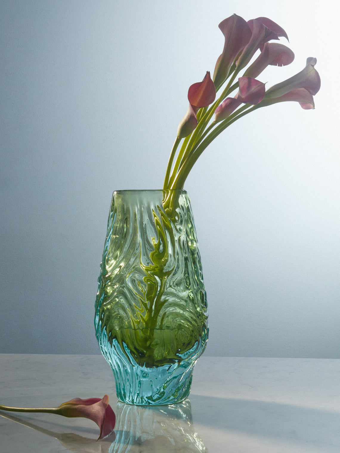 Antique and Vintage - 1960s Flavio Poli Glass Vase -  - ABASK