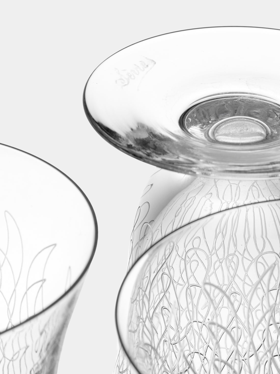 Antique and Vintage - Early-20th-Century Sèvres Crystal  Water Glasses (Set of 6) - Clear - ABASK