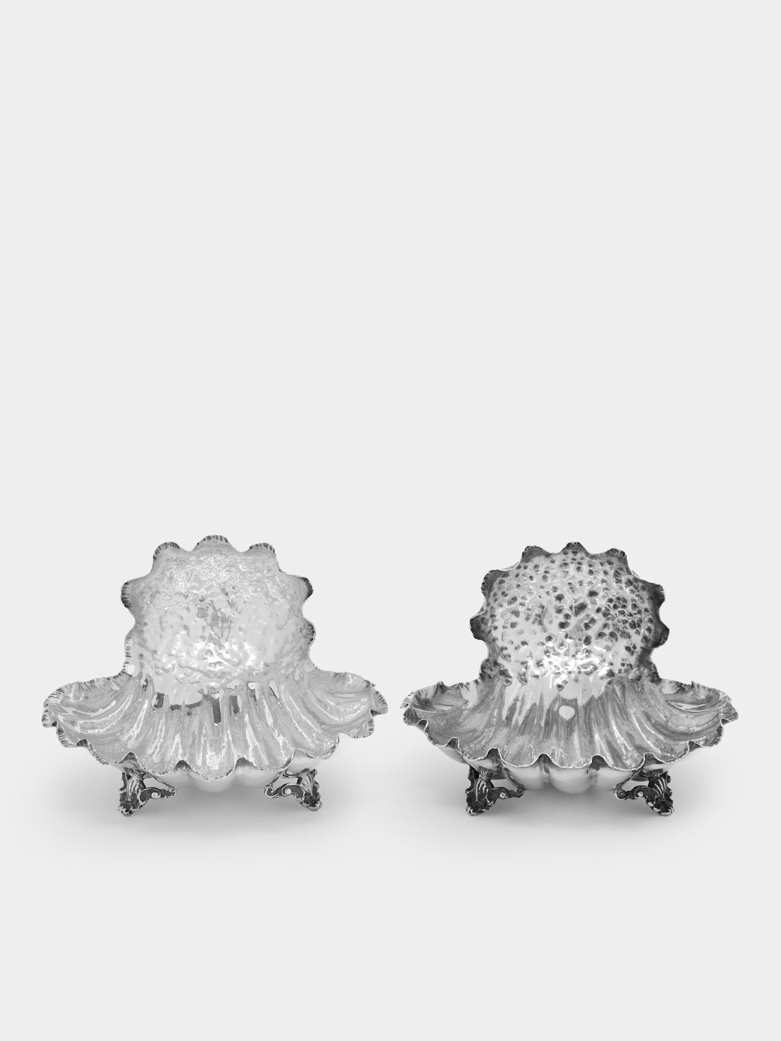 Antique and Vintage - 1940s Solid Silver Shell Dishes (Set of 2) -  - ABASK - 