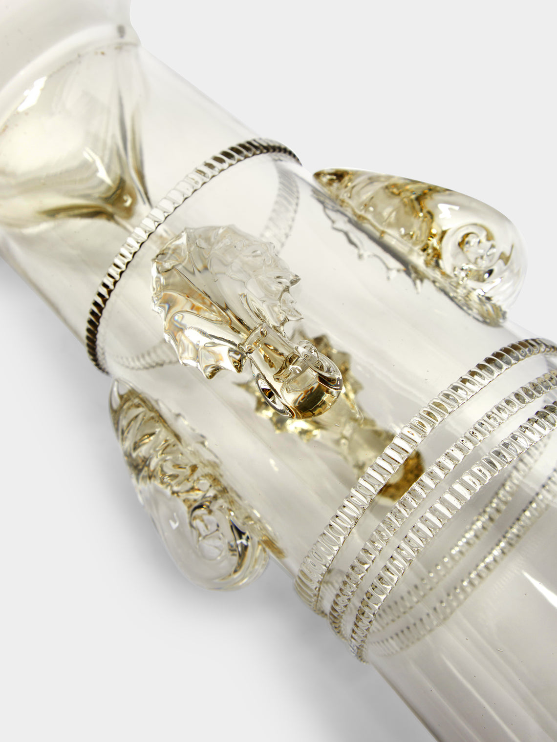 Hand-Blown Glass Vase (10.5in/27cm)