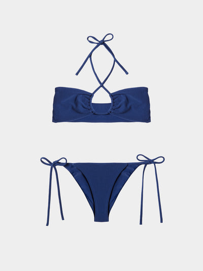 Sara Cristina - Bahia Halterneck Bikini - Navy - ABASK - 