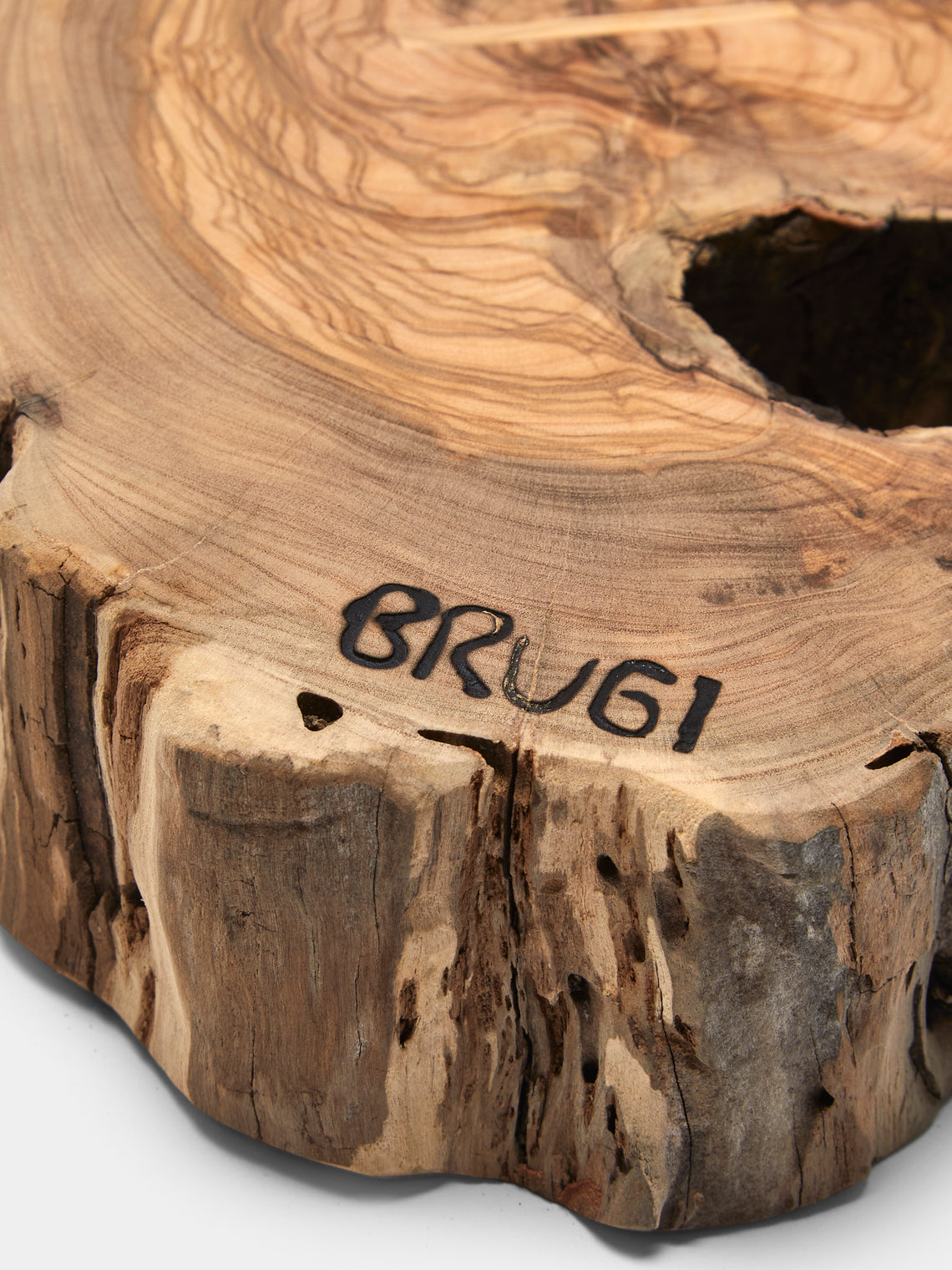 Art Brugi - Hand-Carved Olivewood Cheese Board - Brown - ABASK