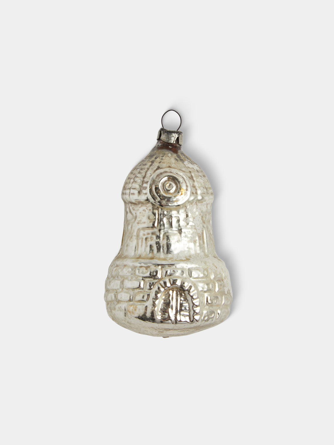 Antique and Vintage - Early-20th-Century Christmas Glass Baubles (Set of 14) - Silver - ABASK