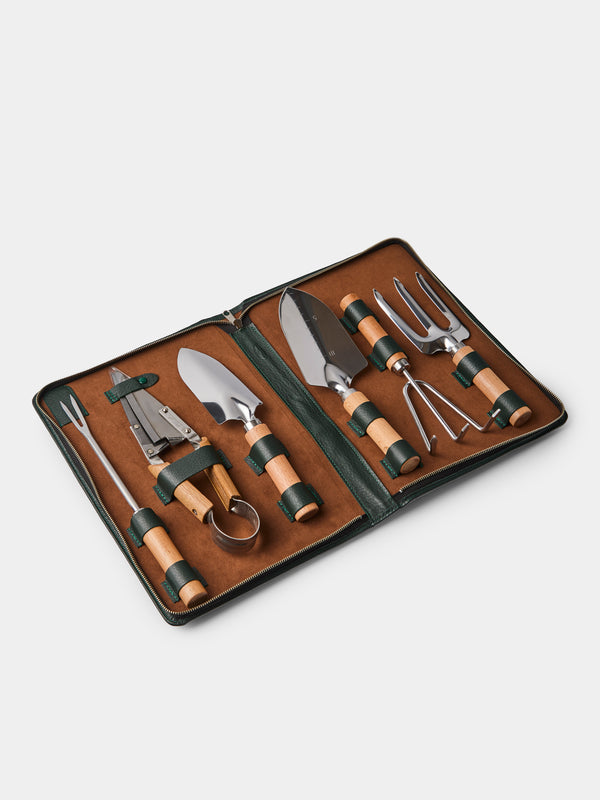 F. Hammann - Leather Gardening Set - Green - ABASK - 